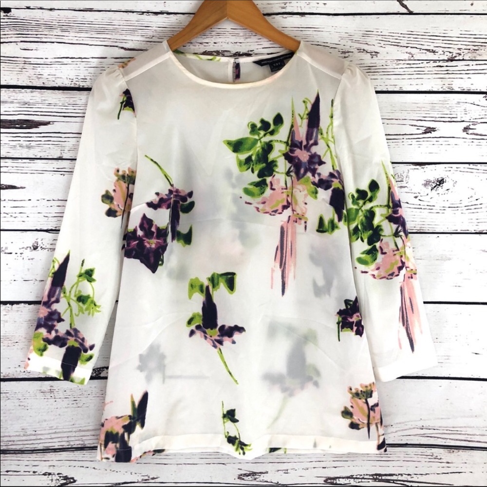 French Connection Floral Blouse